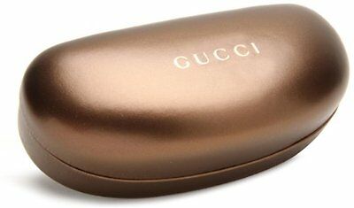 Gucci Authentic Sunglasses Eyeglasses Hard Gold Case W/cloth New