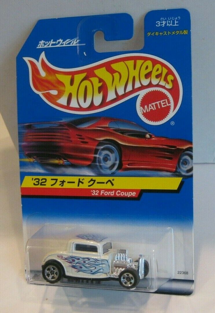 Hot Wheels Japanese Card ~ '32 Ford Duece Coupe ~ Moc~
