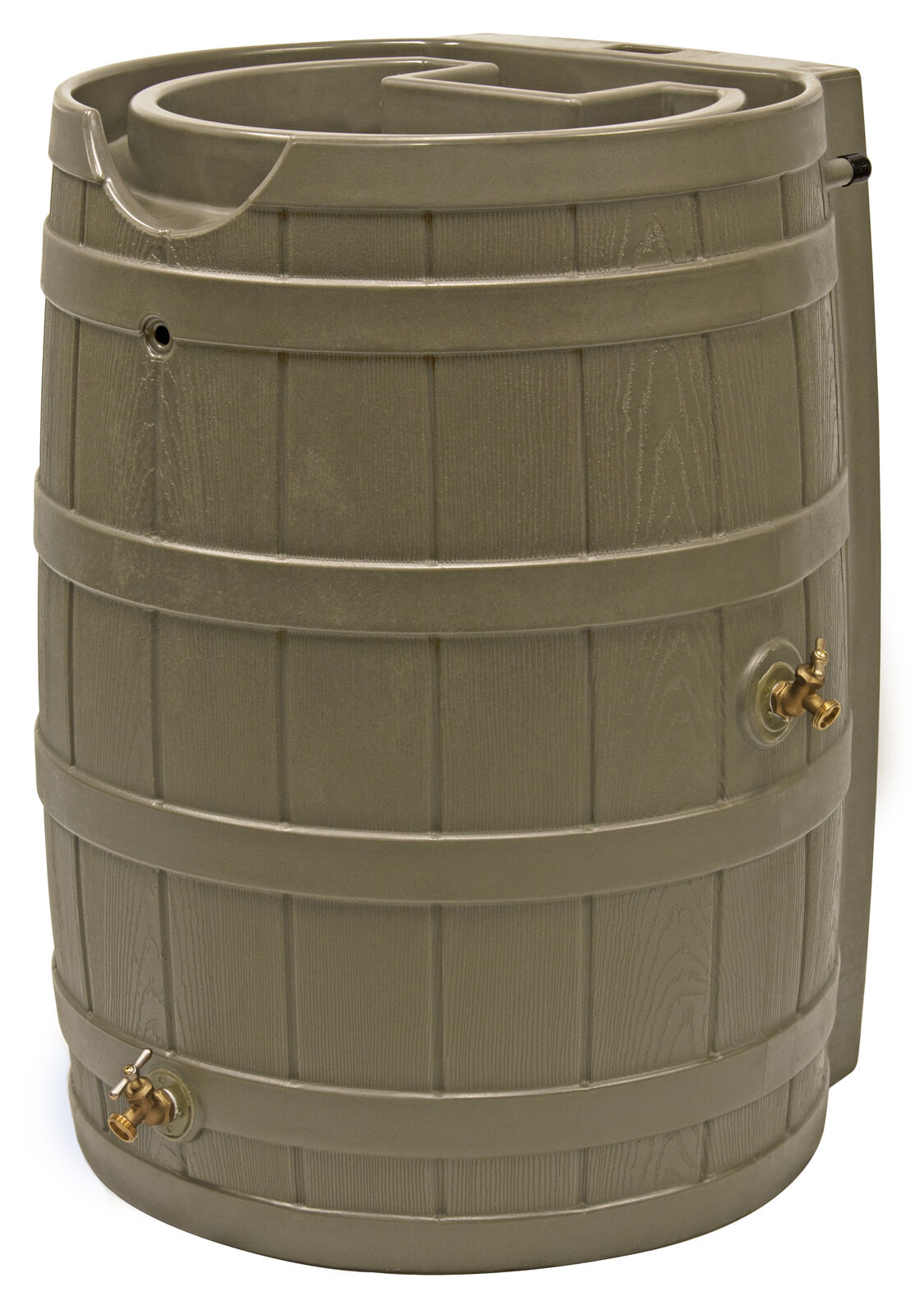 Rain Wizard 65 Gallon Rain Barrel Fda Approved Resin Khaki 35 X 25 X 26.5"